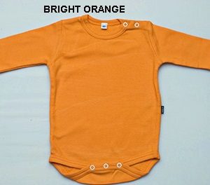 Full Sleeves Bodysuit Bright Orange (Premium)