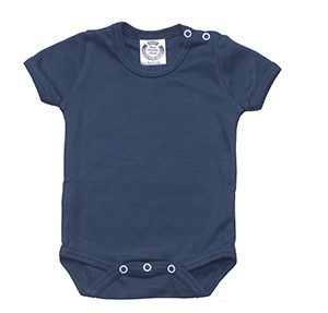 Half Sleeves Bodysuit Navy Blue (Premium)